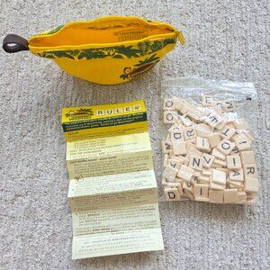 Bananagrams Wild Tiles Vocabulary Game Carrying Case Instructions Complete Set